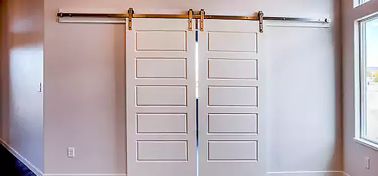 Glass Barn Door with Installation Hardware Kit Panama City