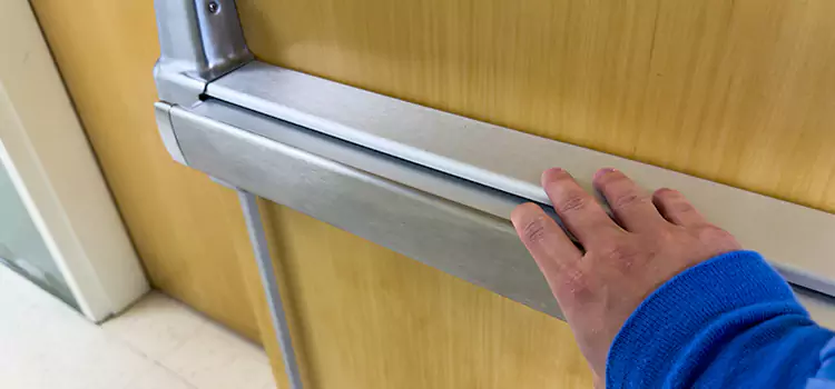 Installing a Push Bar on a Door Panama City
